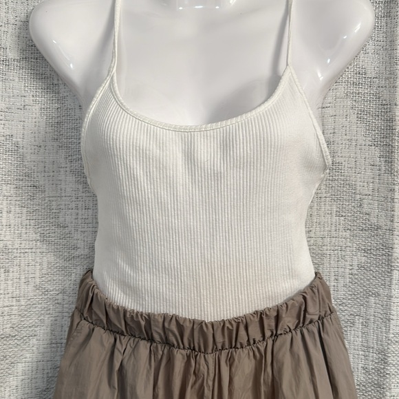 ZARA jumpsuit stretch adjustable straps top with silky moda pants w/ pockets - Picture 3 of 7